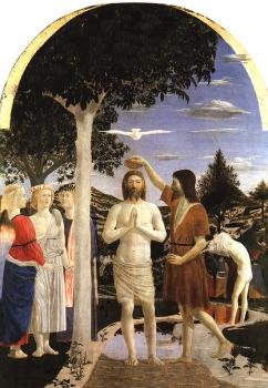 Piero Della Francesca : Baptism of Christ